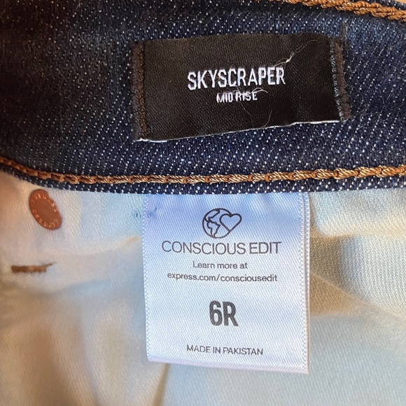 Express Midrise Skyscraper Denim Jeans - Picture 4 of 6